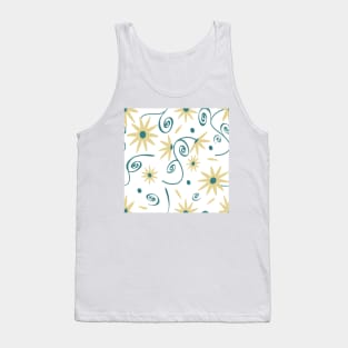 Wildflower on white Tank Top